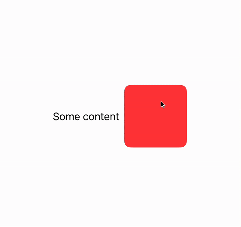 Animation without matched geometry